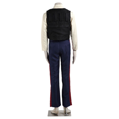 Movie Star Wars Han Solo Cosplay Costume Outfits Men Kids Halloween