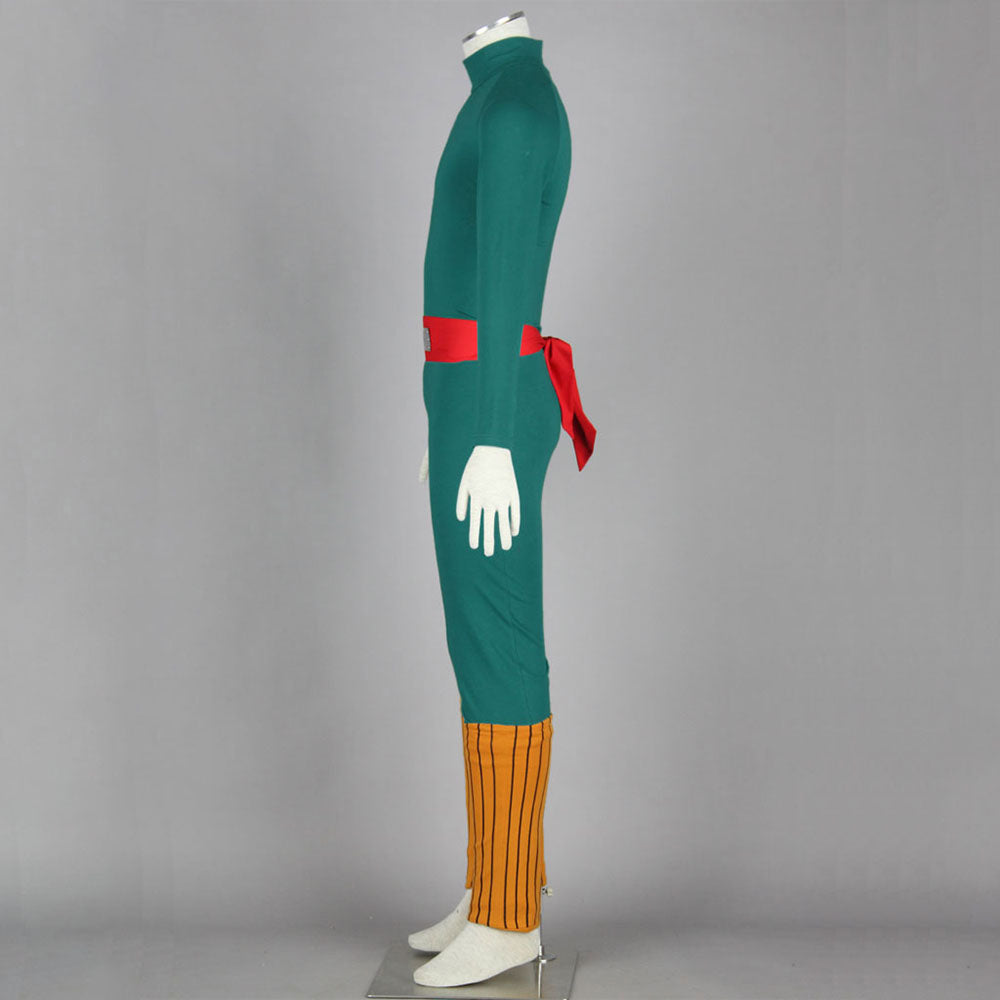 Anime Naruto Shippuden Cosplay Rock Lee Costume Men Kids Halloween