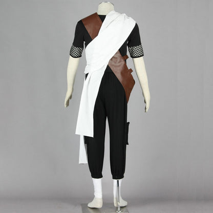 Anime Sand Gourd Ninja Exam Cosplay Costume Uniform Outfit Men Kids Halloween