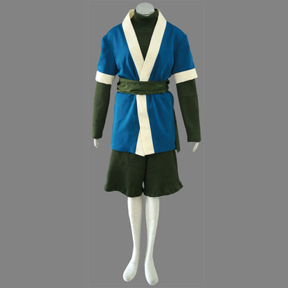 Anime Hunter Ninja Clan Snow Ice Warrior Cosplay Costume for Men Kids