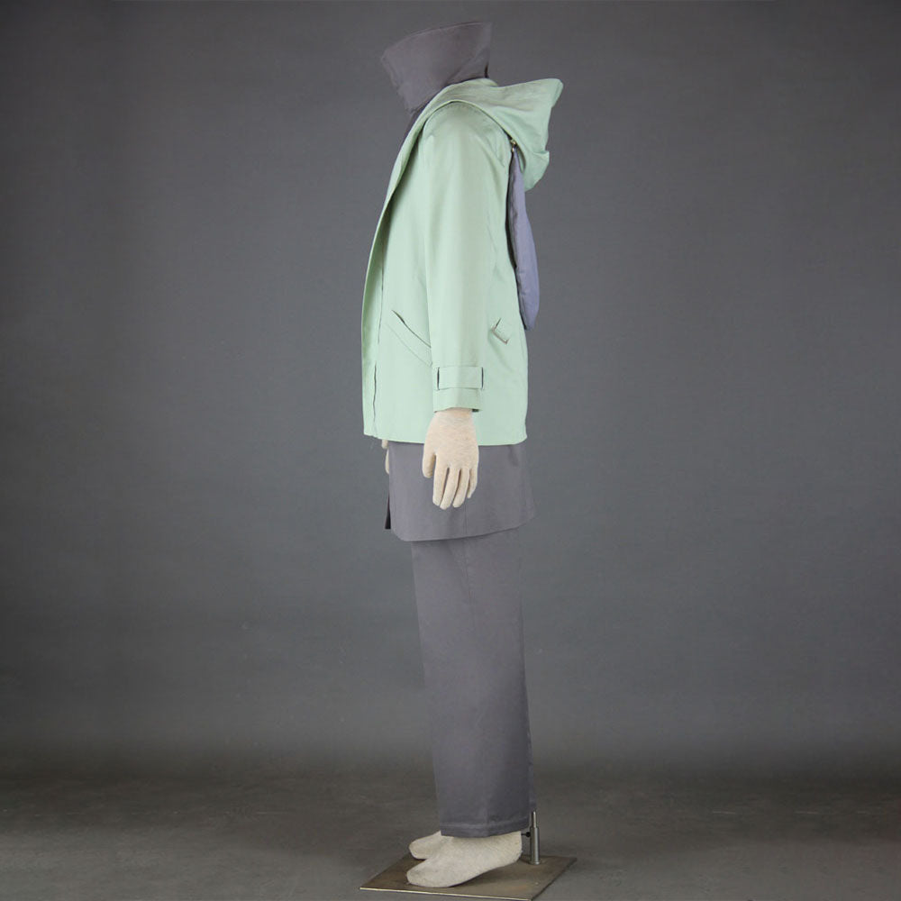 Anime Naruto Shippuden Cosplay Aburame Shino Costume with Bag Men Kids Halloween