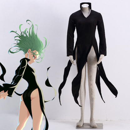Anime One-Punch Man Tatsumaki Cosplay Costume Dress Women Kids Halloween