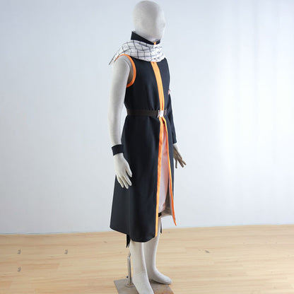 Anime Fairy Tail Natsu Dragneel 7 Years Later Cosplay Costume Outfit Men Kids Halloween