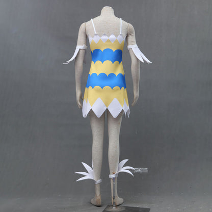 Anime Fairy Tail Wendy Marvell First Appearance Cosplay Costume Dress Women Kids Halloween