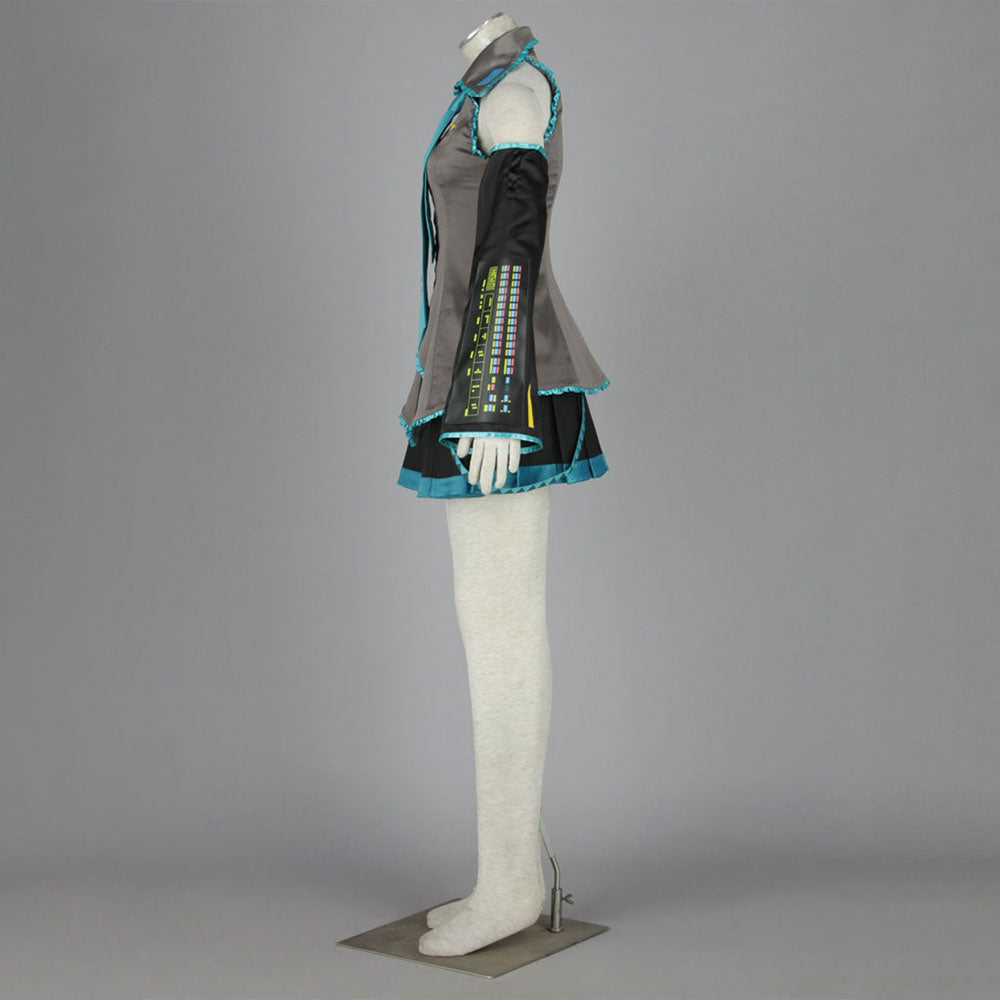 Vocaloid Costumes Hatsune Miku Cosplay full Outfit with Accessories Women and Kids