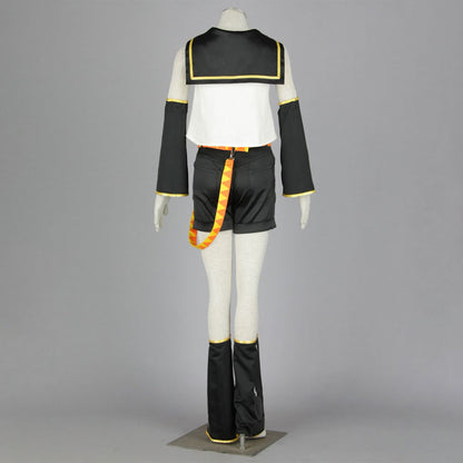 Vocaloid Costumes Kagamine Rin Cosplay full Outfit with Accessories Women and Kids