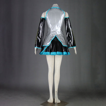 Vocaloid Costumes Hatsune Miku Rody Cosplay Silver Outfit with Accessories Women and Kids