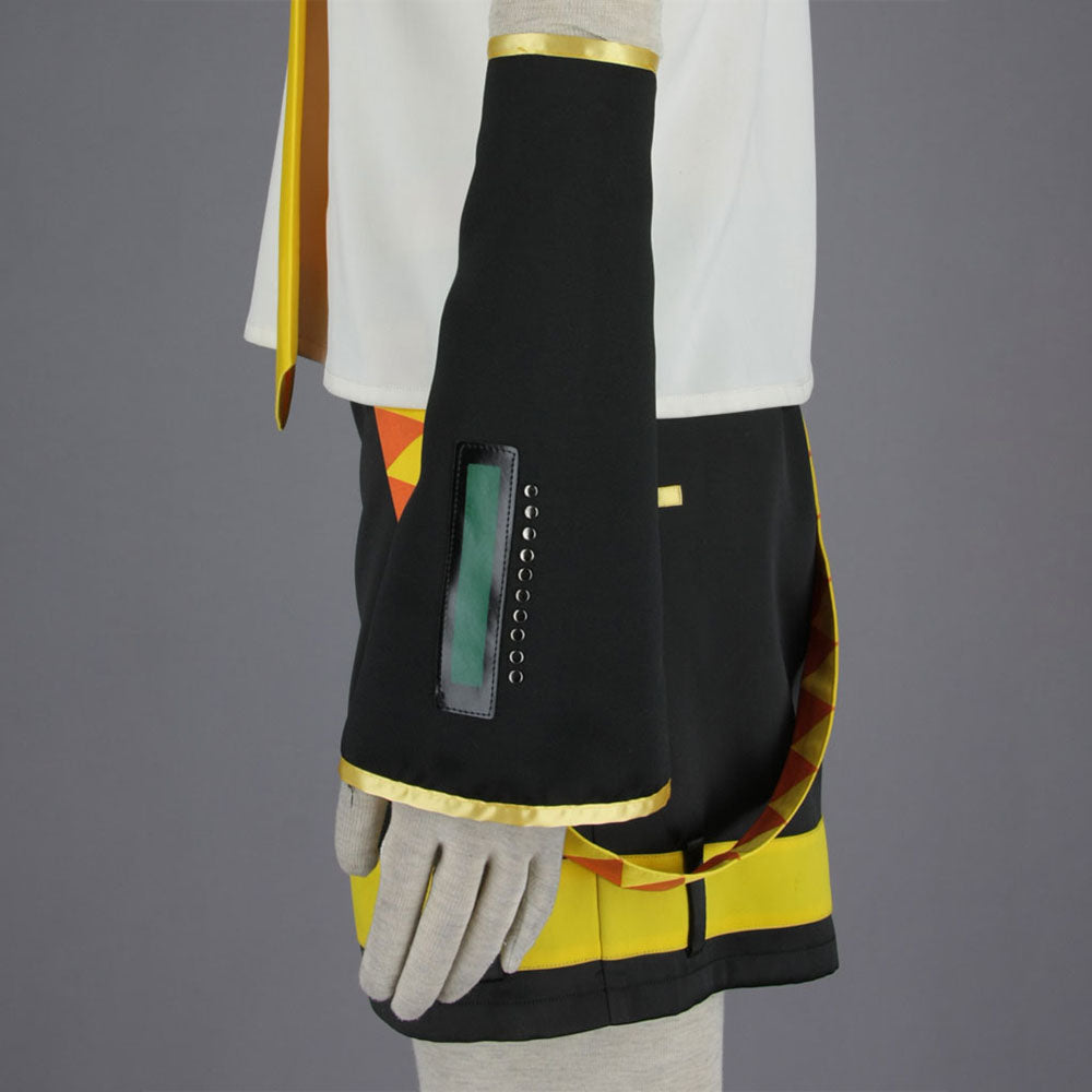 Vocaloid Costumes Kagamine Len Cosplay full Outfit with Accessories Men and Kids