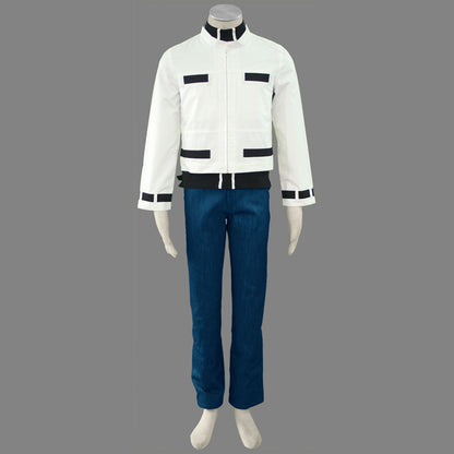 Game King of Fighters (KOF) Kyo Kusanagi Costume White Cosplay Outfit Men and Kids Halloween