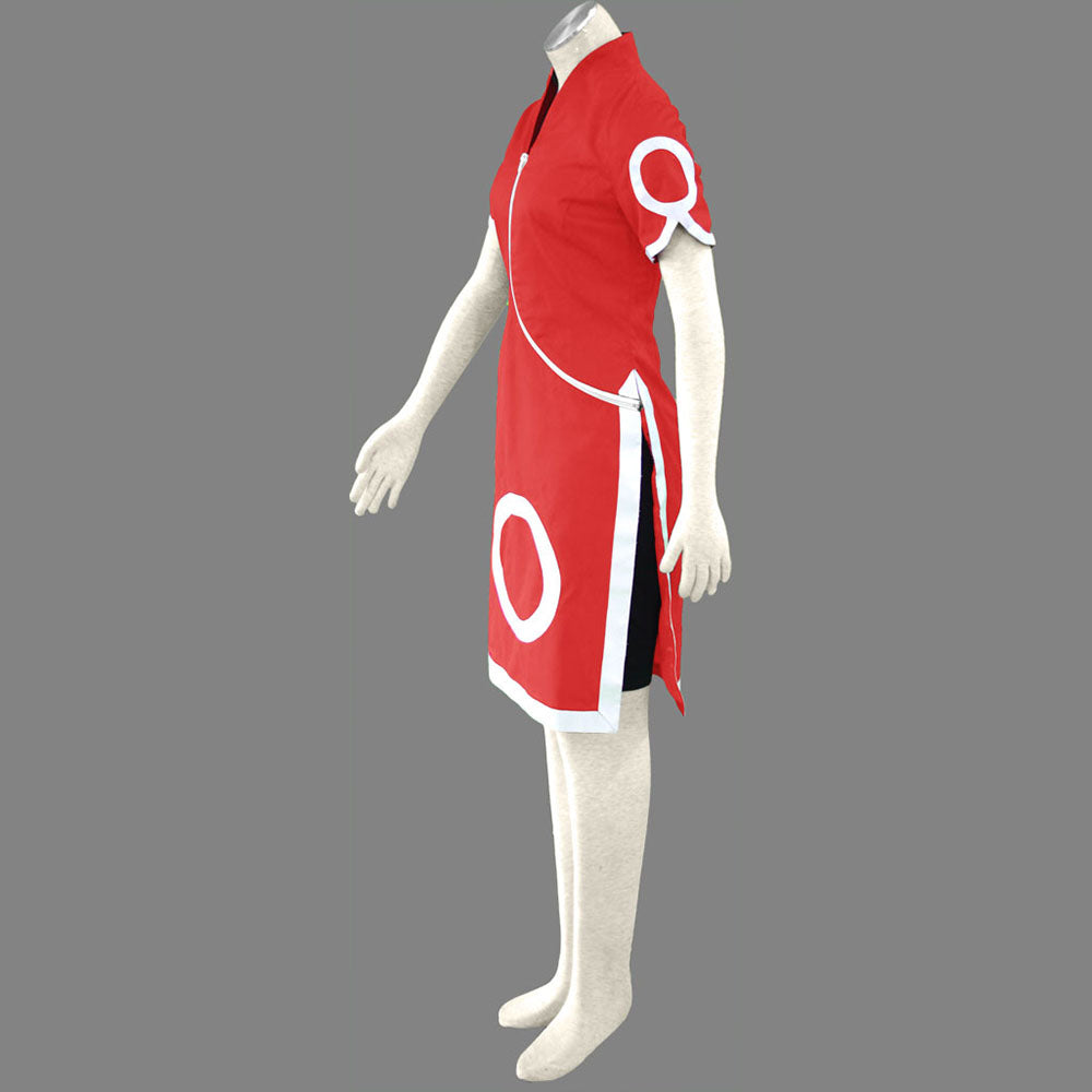 Anime Naruto Shippuden Cosplay Sakura Childhood Costume Women Kids Halloween
