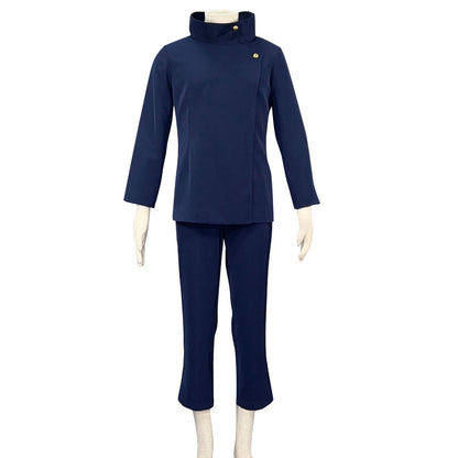 Anime Jujutsu Kaisen Fushiguro Megumi Cosplay Costume School Uniform Halloween Kids Men
