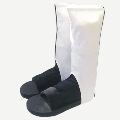 Anime Dark Ninja Open Toe Sandal Boots Cosplay Shoes for Adults Kids