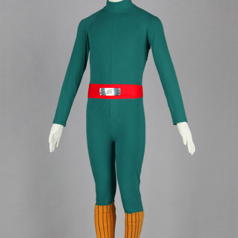 Anime Naruto Shippuden Cosplay Rock Lee Costume Men Kids Halloween