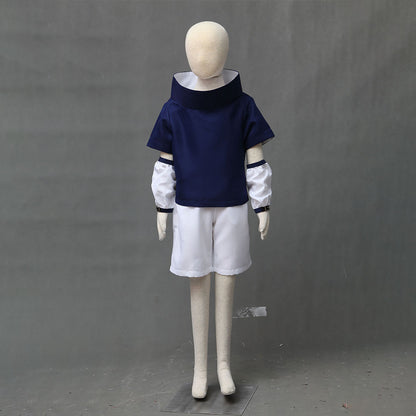 Anime Village Red-Eyed Avenger Ninja ChildHood Cosplay Uniform for Kids and Adults
