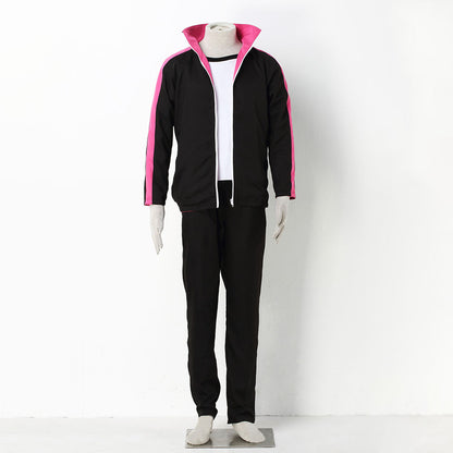 Anime Young Ninja Hero Cosplay Tracksuit Set with Accessories for Men Kids Halloween