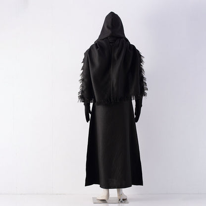 Movie Star Wars Kylo Ren Ben Solo Cosplay Costume Black Outfits with Mask Men Kids Halloween