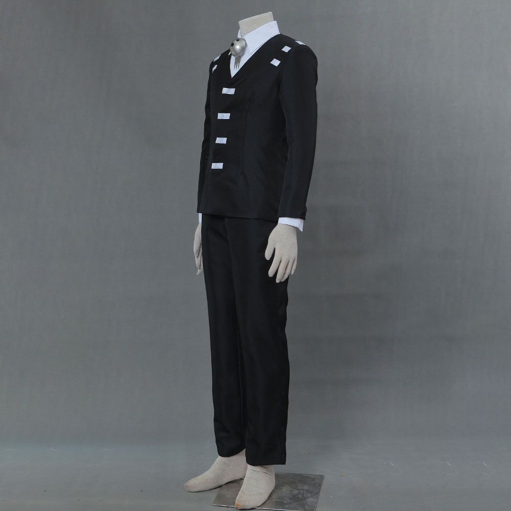Anime Soul Eater Death The Kid Cosplay Costume full Suits Men and Kids Halloween