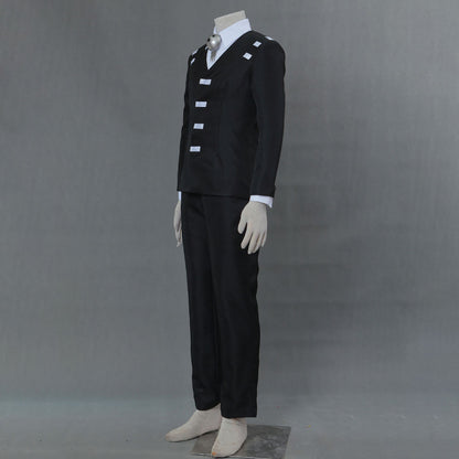 Anime Soul Eater Death The Kid Cosplay Costume full Suits Men and Kids Halloween