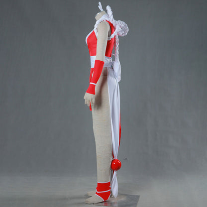 Game King of Fighters (KOF) Mai Shiranui Costume Outfit with Accessories Women and Kids Halloween