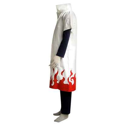 Anime Naruto Shippuden Cosplay Namikaze Minato 4th Hokage Costume Men Kids Halloween