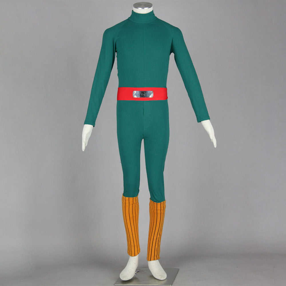 Anime Naruto Shippuden Cosplay Rock Lee Costume Men Kids Halloween