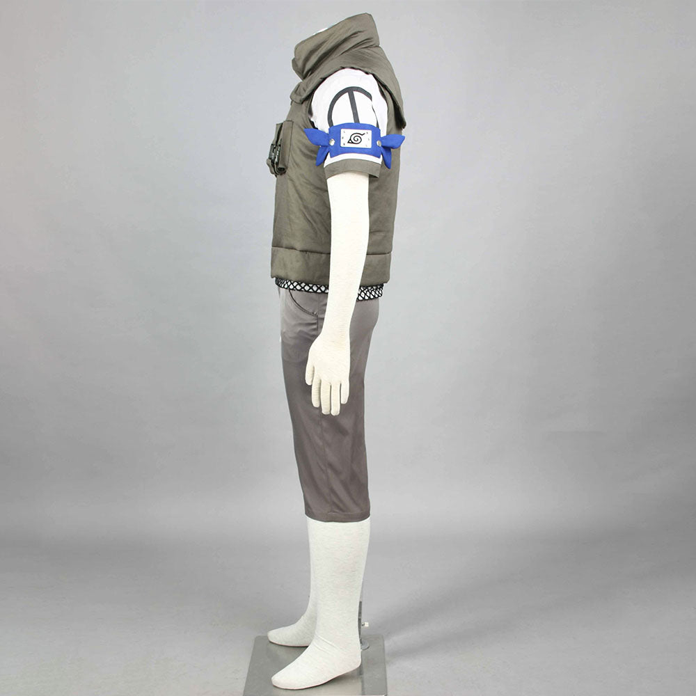 Anime Naruto Shippuden Shikamaru Cosplay Costume Men Kids Halloween