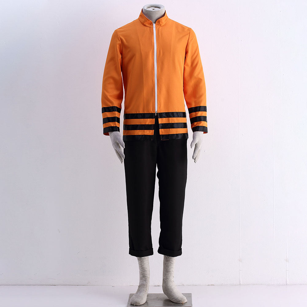 Anime Boruto Naruto as Father Cosplay Costume with Headband Men and Kids Halloween