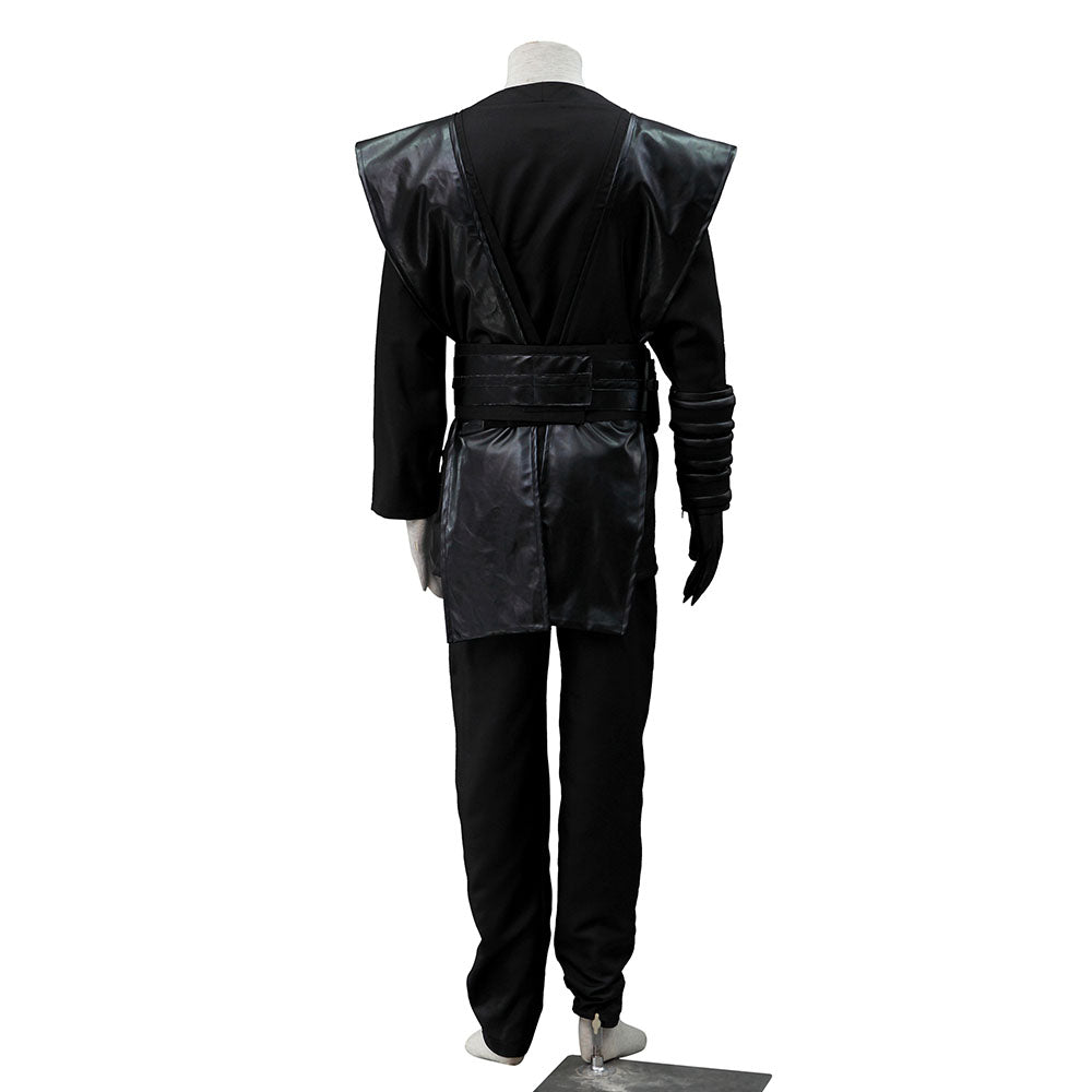 Movie Star Wars Anakin Skywalker Darth Vader Cosplay Costume full Outfits Men Kids Halloween