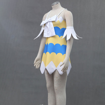 Anime Fairy Tail Wendy Marvell First Appearance Cosplay Costume Dress Women Kids Halloween
