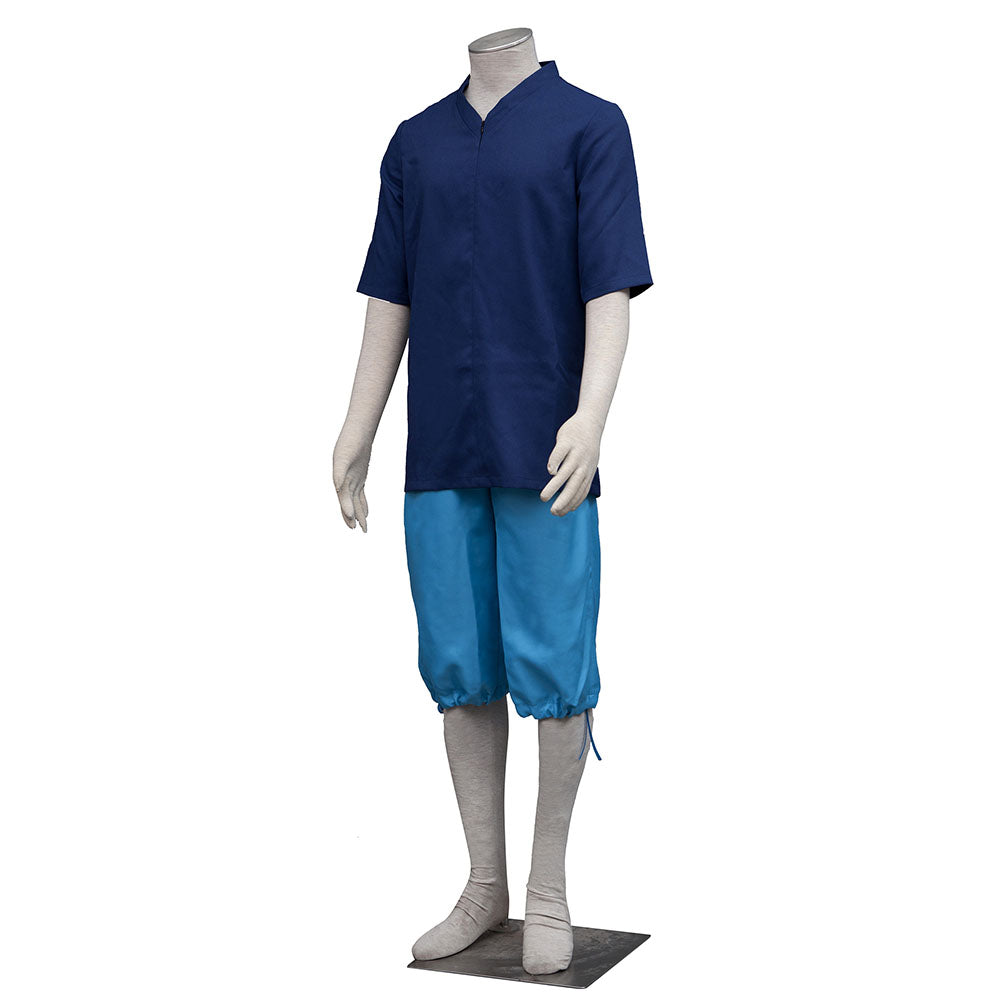 Anime Spirited Away Costume Haku The White Dragon Cosplay Outfits Men and Kids Halloween
