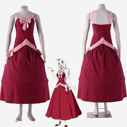 Anime Fairy Tail Mirajane Strauss Cosplay Costume Dress Women Kids Halloween