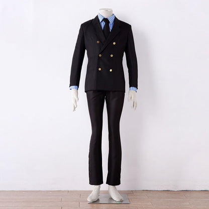 Pirate Adventure Gentleman Chef Costume Suit for Men and Kids Halloween