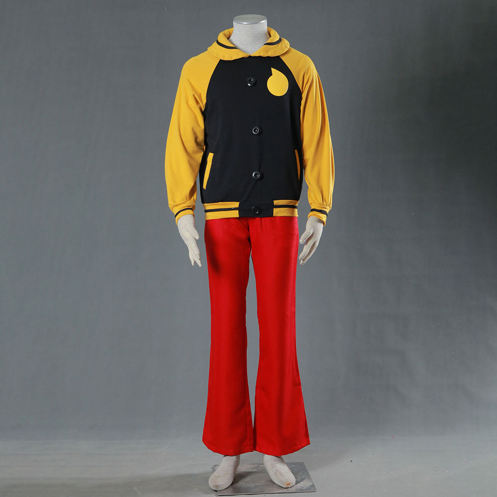 Anime Soul Eater The Soul Cosplay Costume Hoodie full Outfit Men and Kids Halloween