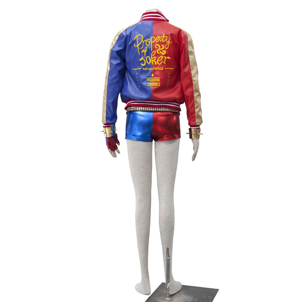 The Suicide Squad Female Joker Harley Quinn Cosplay Costume full Outfits Women and Kids Halloween