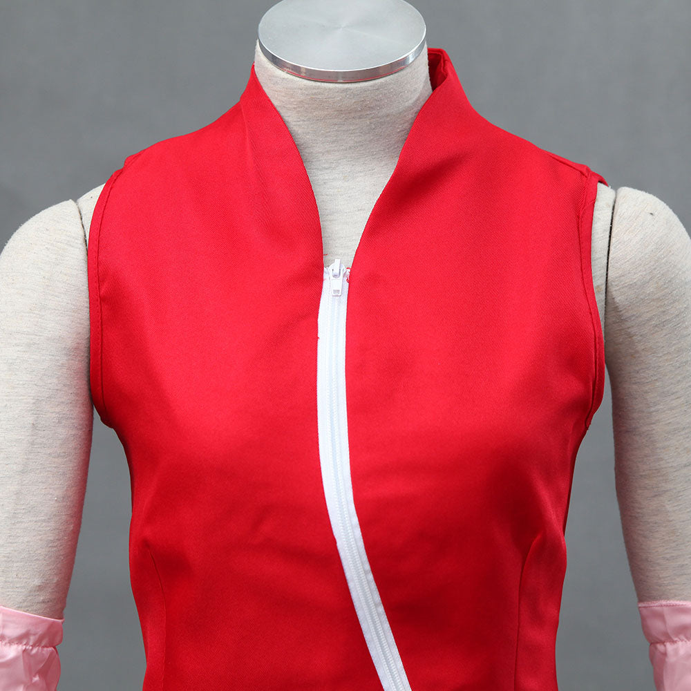 Anime Naruto Shippuden Cosplay Sakura Costume Women Kids Halloween