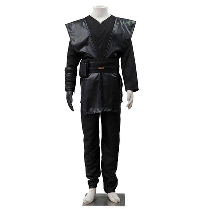 Movie Star Wars Anakin Skywalker Darth Vader Cosplay Costume full Outfits Men Kids Halloween