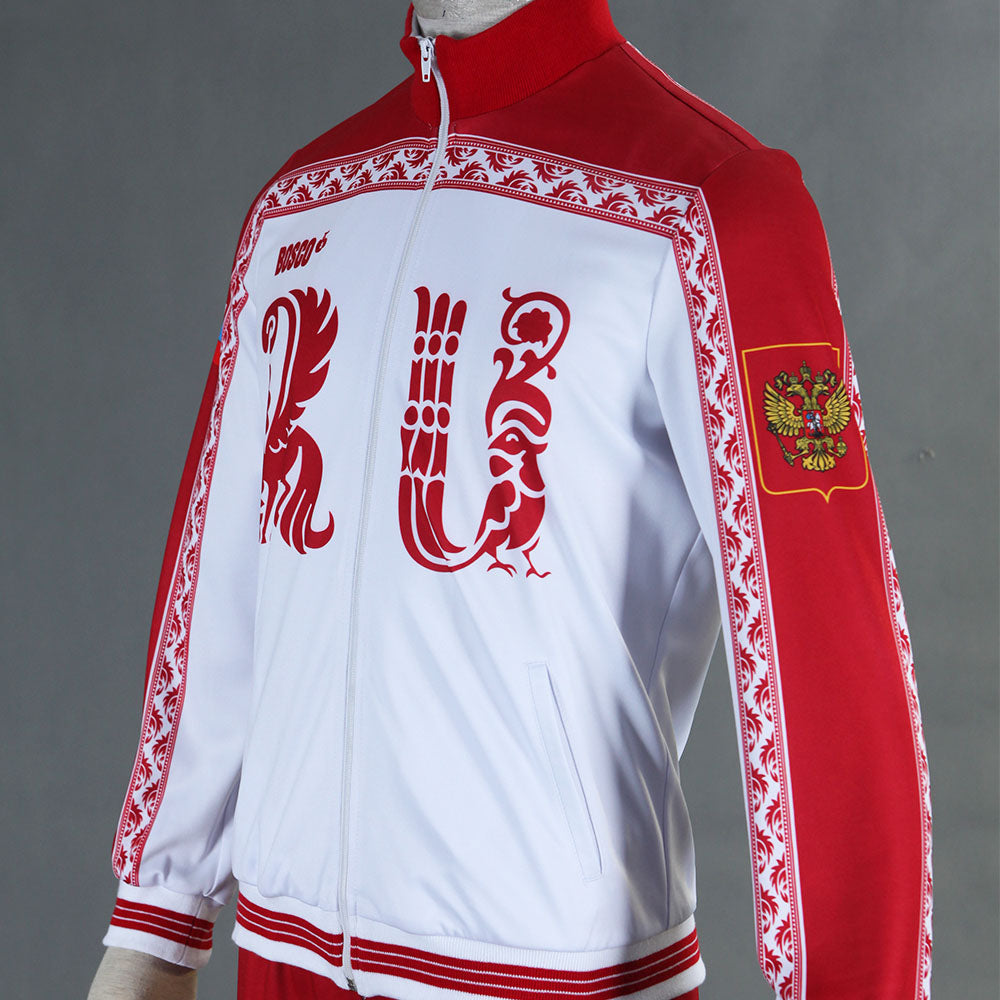 Anime YURI!!! on ICE Victor Nikiforov Cosplay Costume Red Suits Men and Kids Halloween