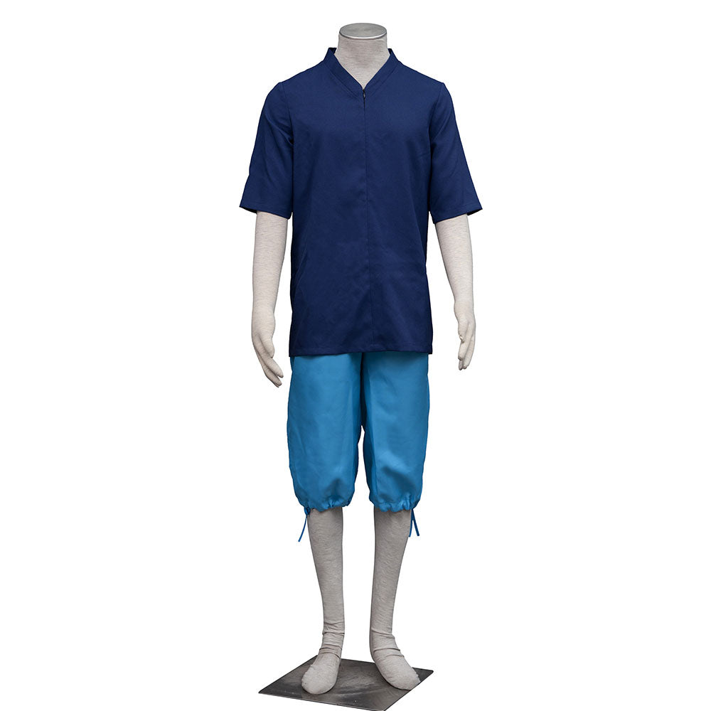 Anime Spirited Away Costume Haku The White Dragon Cosplay Outfits Men and Kids Halloween