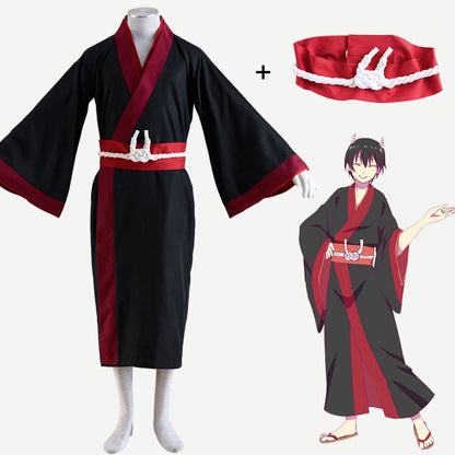 Anime Hozuki's Coolheadedness Hoozuki Cosplay Costumes Kimono Outfits Men and Kids Halloween