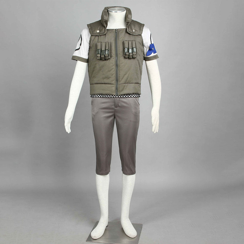 Anime Naruto Shippuden Shikamaru Cosplay Costume Men Kids Halloween