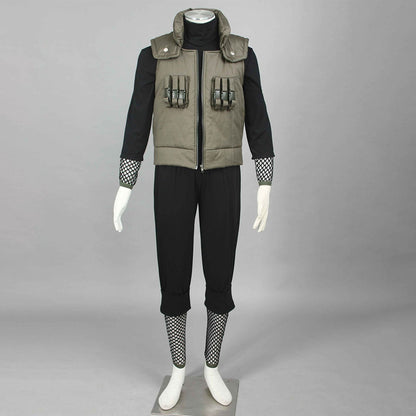 Anime Tactical Shadow Jutsu Ninja Cosplay Costume for Men Kids Halloween
