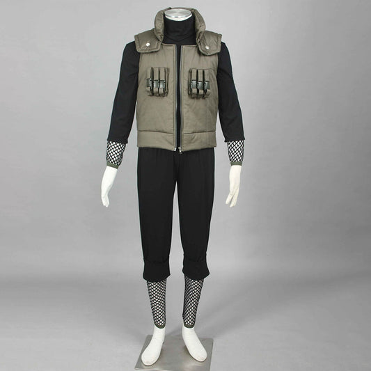 Anime Tactical Shadow Jutsu Ninja Cosplay Costume for Men Kids Halloween