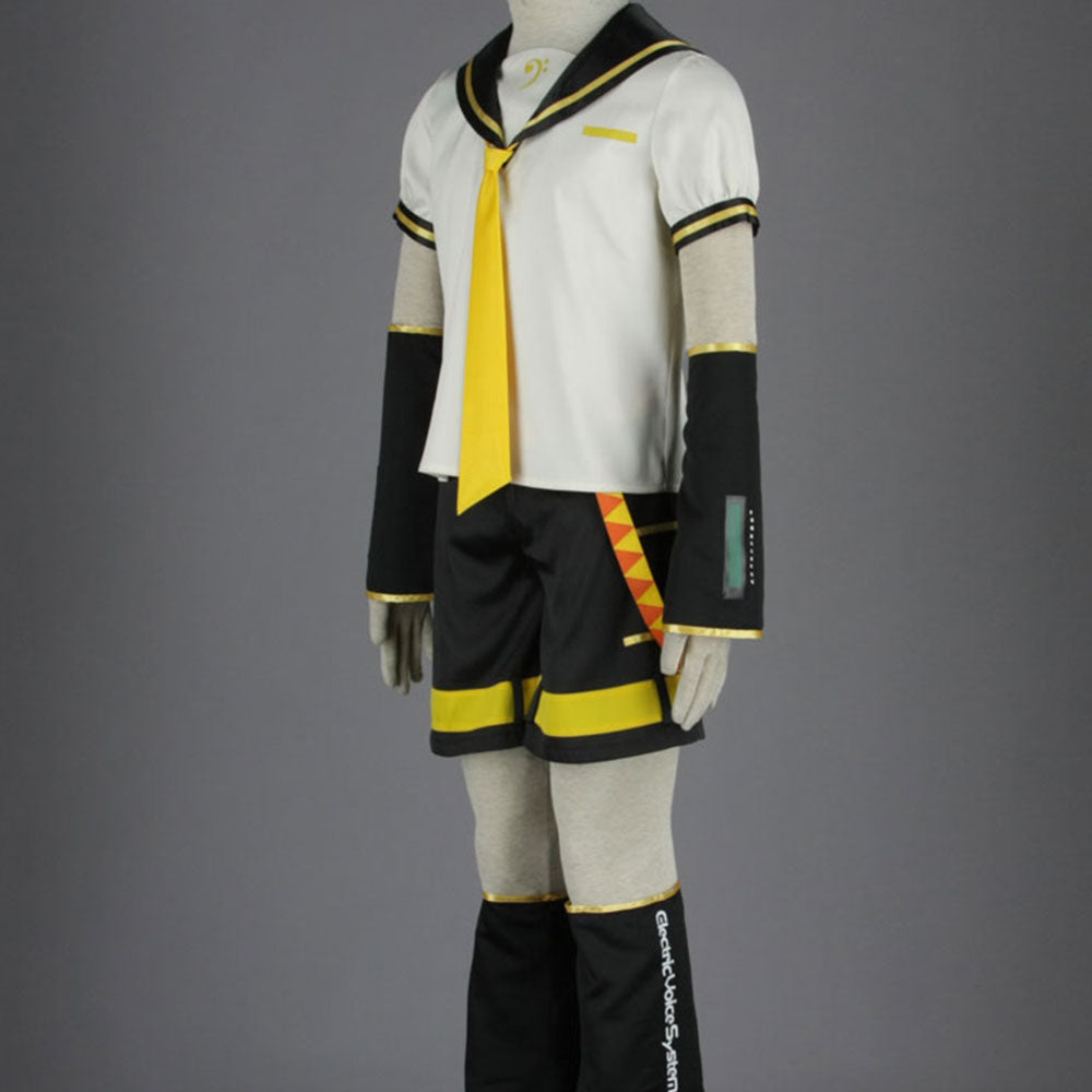 Vocaloid Costumes Kagamine Len Cosplay full Outfit with Accessories Men and Kids