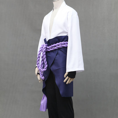 Anime Red-Eyed Avenger Ninja Snake Style Cosplay Costume Outfit for Men Kids