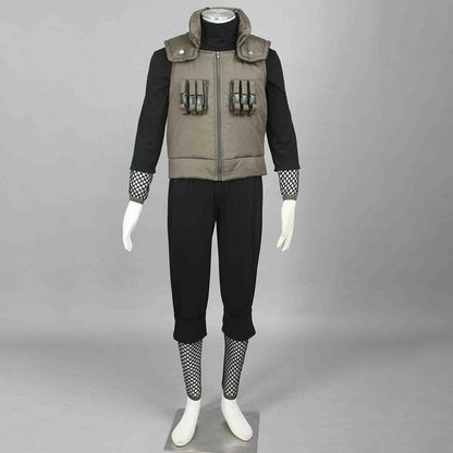 Anime Tactical Shadow Jutsu Ninja Cosplay Costume for Men Kids Halloween