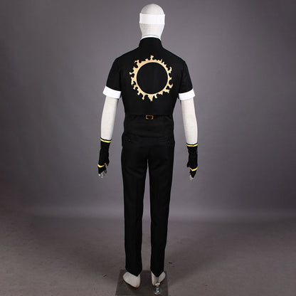 Game King of Fighters (KOF) Kyo Kusanagi Costume Black Cosplay Outfit Men and Kids Halloween