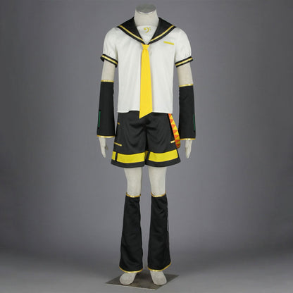 Vocaloid Costumes Kagamine Len Cosplay full Outfit with Accessories Men and Kids