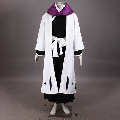 Anime Bleach Kurotsuchi Mayuri Costume Cosplay Suits 12th Division Captain Costume Men and Kids Halloween