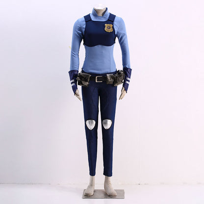 Anime Zootopia Costume The Rabbit Hopps Judy Cosplay full outfit Women and Kids Halloween