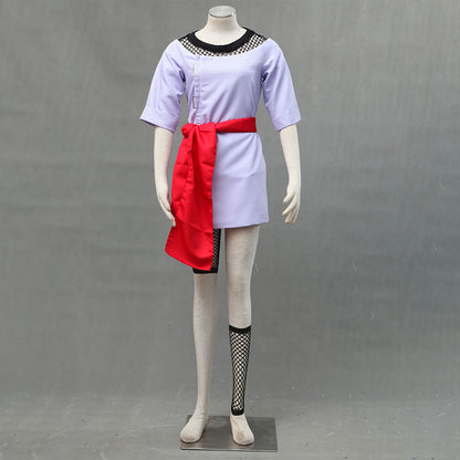Anime Sand Village Giant Fan Kunoichi Exam Cosplay Costume Women Kids Halloween